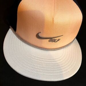 Nike Golf Hat - Orange and White